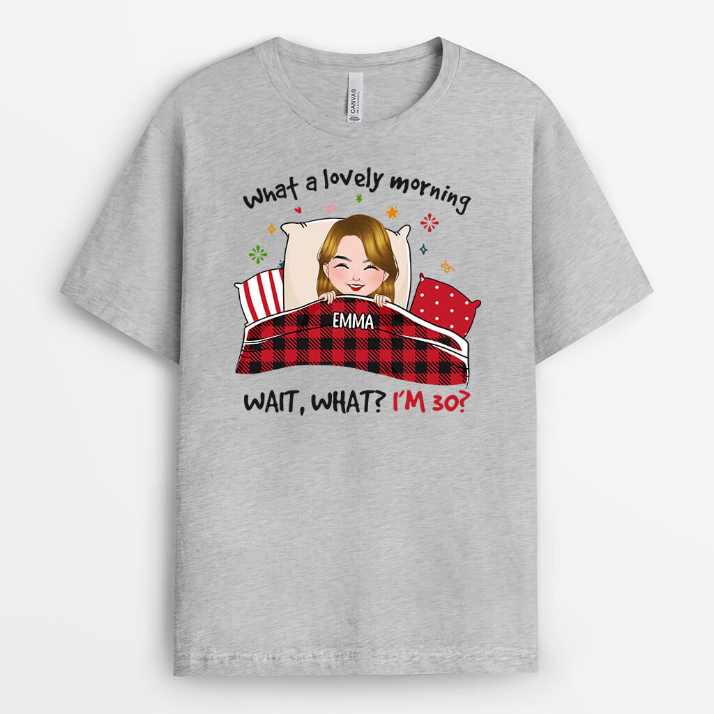 30th Birthday T-Shirts for Her – Funny Personalized Birthday Tee