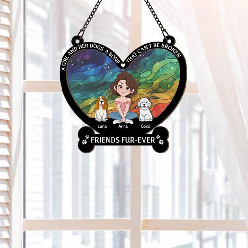 - Personalized Window Hanging Suncatcher Ornament - A Bond That Can't Be Broken