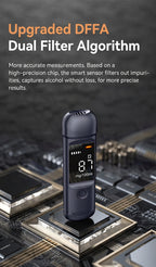 Rechargeable Breathalyzer, Alcohol Tester, Breathalyzer, Non-Contact Measurement