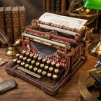 Mechanical Typewriter Wooden 3D Puzzles