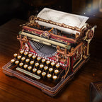 Mechanical Typewriter Wooden 3D Puzzles