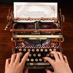Mechanical Typewriter Wooden 3D Puzzles