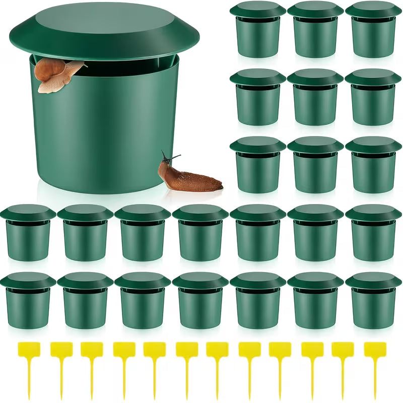 20pcs/Set Farm-Specific Snail and Slug Trap Kit【Include Snail bait & Garden Labels】