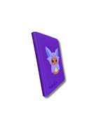 9-Pocket Purple Cat Hoodie Binder