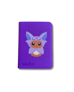 9-Pocket Purple Cat Hoodie Binder