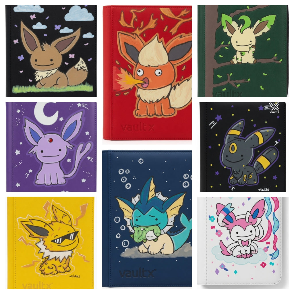 【100% Hand-Painted】Mystery 4/9/12-Pocket Sleeping Cat Binders