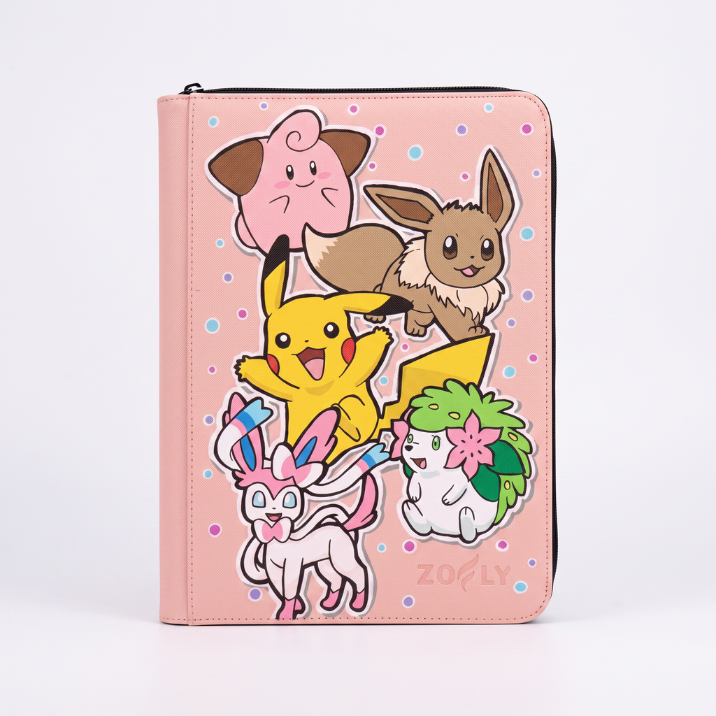 Hand-Painted Cute Squad 4/9/12-Pocket Binder