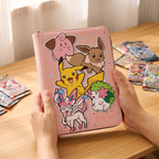 Hand-Painted Cute Squad 4/9/12-Pocket Binder