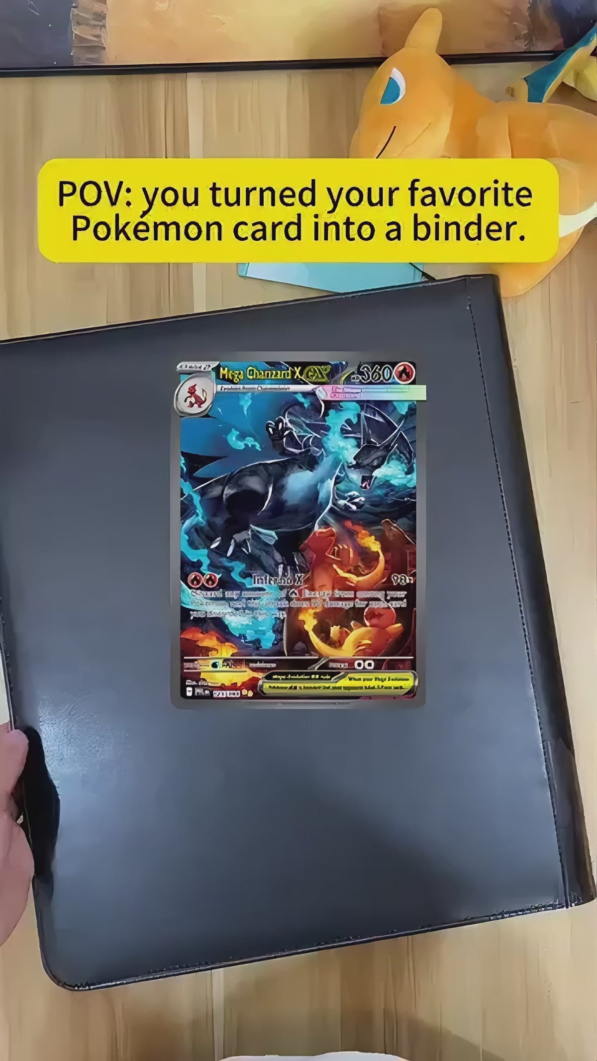 100% Hand-Painted【NOT PRINT】Flame Dragon Legacy Binder