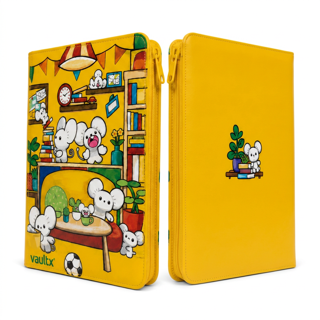 Hand-Painted Family Rat Cozy Room 4/9/12-Pocket Binder