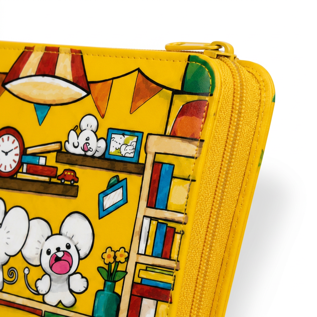 Hand-Painted Family Rat Cozy Room 4/9/12-Pocket Binder
