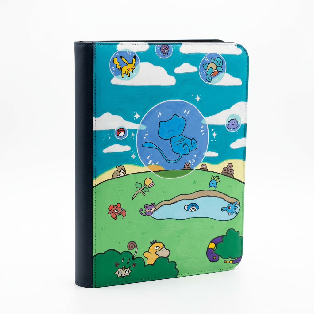 【100% Hand-Painted】Hand-Painted First Legend Journey Scene 4/9/12-Pocket Binder