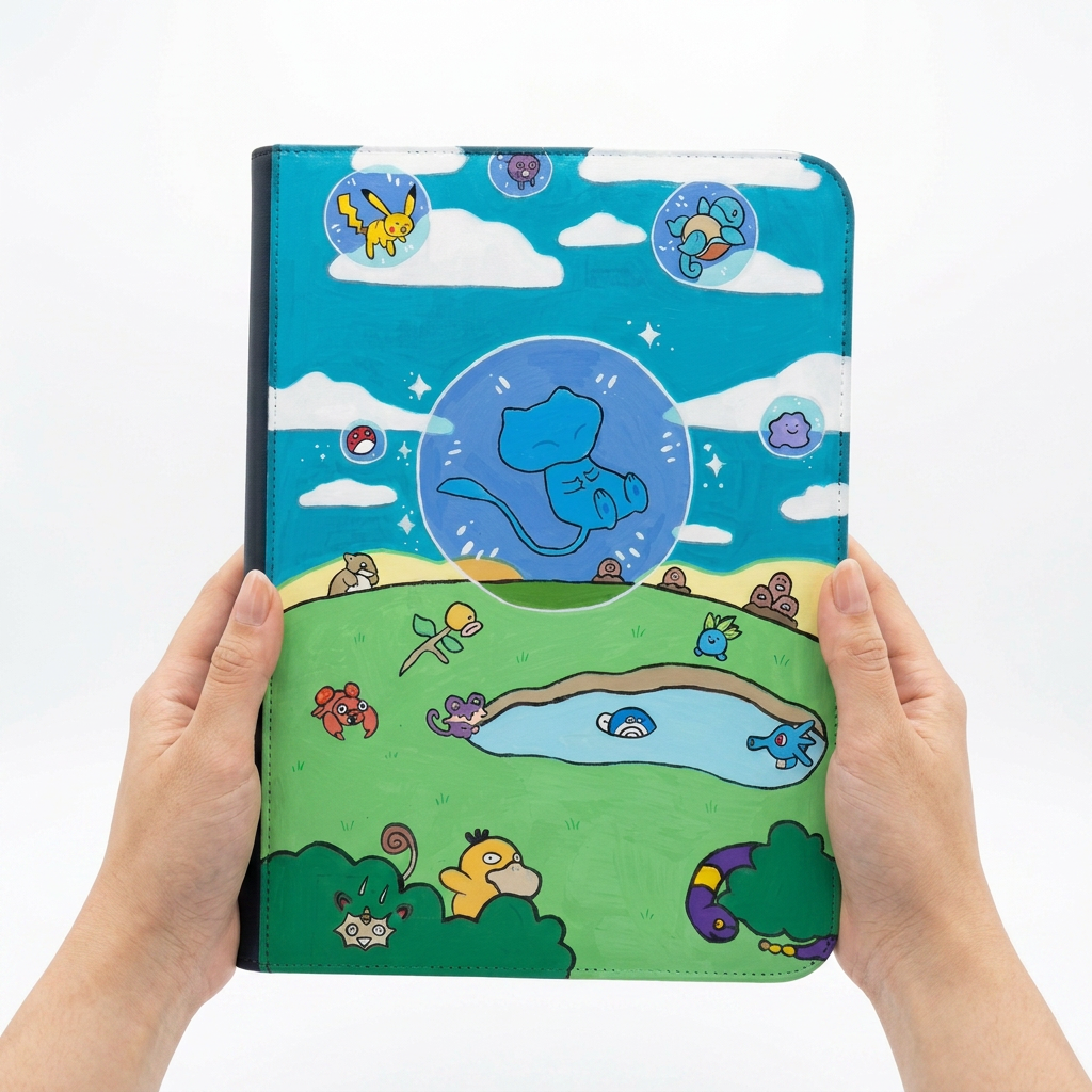 【100% Hand-Painted】Hand-Painted First Legend Journey Scene 4/9/12-Pocket Binder