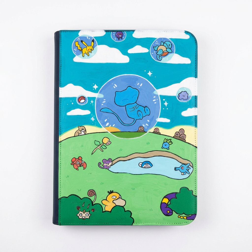 【100% Hand-Painted】Hand-Painted First Legend Journey Scene 4/9/12-Pocket Binder