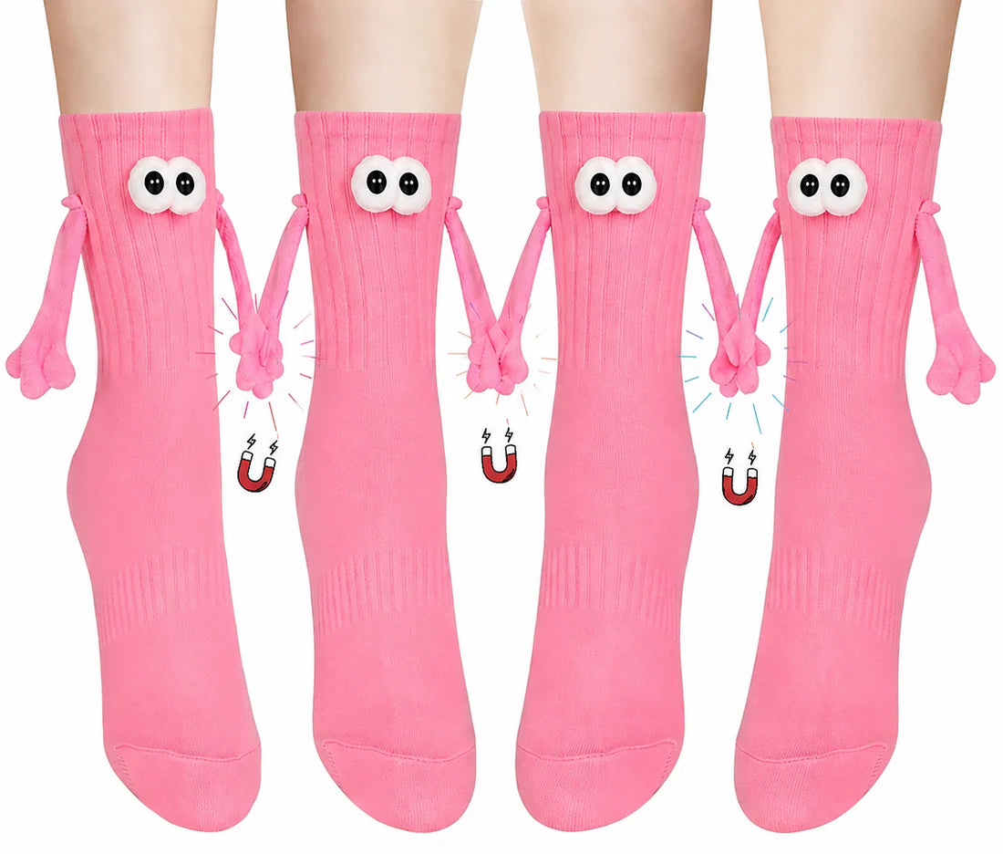 (2 Pairs) Matchy Magnetic Socks